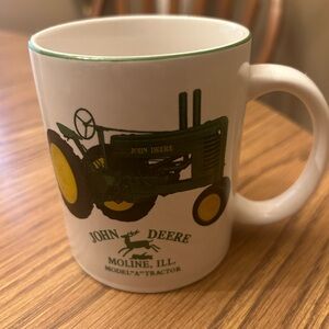 JOHN DEERE Coffee Mug MOLINE ILL. Model "A" Tractor